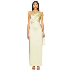 Lovers and Friends Bella Gown in Baby Yellow Small New Womens Maxi Dress